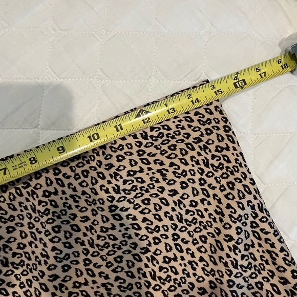 Leith animal print lined slip skirt size XS - Picture 2 of 6